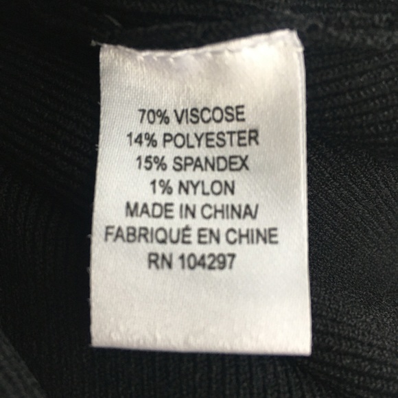 Milly Black Transparent Stripe Fit Dress - Picture 5 of 5